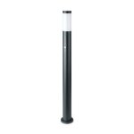 Borne extrieur anthracite avec dtecteur 110cm ip44 pour ampoul