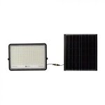 Vtac - kit panneau solaire + projecteur v - tac 30w 4000k 3m de c�ble batterie 20000 mah - 7830