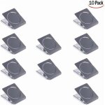 Vtizikl 10 pi�ces pince aimant�e, clips pince en aimant m�tal pinces aimant frigo clips magn�tiques pince ...