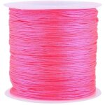 Vtizikl 100m x 0. 8mm nylon artisanat noeud chinois satin cordon queue de rat bracelet macram� fil tress� ...