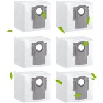 Vtizikl lot de 6 sacs � poussi�re pour xiaomi roborock s7 maxv ultra / q7 max / q7 max + / s7 pro ultra ...