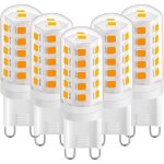 Vtizikl ampoules led g9, 3 w, blanc chaud 2700 k, 420 lm, �quivalent � des ampoules halog�nes de 28 � ...