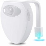 Vtizikl lampe de toilette veilleuse led rechargeable 8 couleurs pour wc salle de bain / seau d'aisances ...