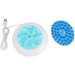 Vtizikl mini voyage portable m�nage petite machine � laver ultrasons turbo laveuse blanchisserie (vert) ...
