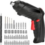 Vtizikl tournevis �lectrique sans fil, rechargeable, perceuse �lectrique rotative pour travaux de bricolage ...