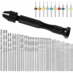Vurahome - 57 pi�ces mini perceuse de pr�cision pin foret fraise mini foret modelisme foret bois precision ...