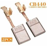 Vurahome - balais de charbon pour moteur makita cb - 440 - compatibles avec 18 dhp456, ddf456, bdf452, ...