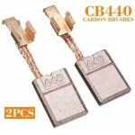Vurahome - balais de charbon moteur charbons pour makita cb - 440 18 dhp456, ddf456, bdf452, dtd14