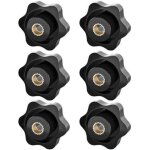 Vurahome - bouton de serrage m8, xu, ecrou �toile, � filetage molet�, �crou m8, �toile �crous bouton, ...