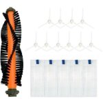 Vurahome - kit de 16 brosses lat�rales principales pour aspirateur robot explorer s�rie 20 rg687 rr682 ...