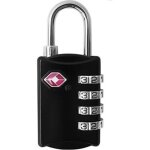 Vurahome - serrures tsa � 4 chiffres pour bagages, casiers, valises, sacs � dos, sacs d'�cole et sacs ...