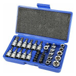 34 pcs cls  douille torx cls  douille torx