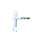 Vynex ? fiche � visser d13mm pour fixation meuble ? lot de 2 ? plaque gond blanche pour montage solide ...
