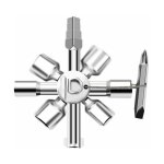 Cl� d'armoire de commande universelle, outil combin� de cl� 10 en 1 dans l'armoire de commande �lectrique ...