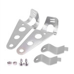 Wakects supports de montage de fourche, avec boulons de montage, supports de de phares, en acier inoxydable ...