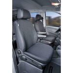 Walser - housse de siège transporter en tissu pour mercedes vito / viano, 2 sièges simples pour accoudoir ... Walser - housse de siège transporter en tissu pour mercedes vito / viano, 2 sièges simples pour accoudoir ...