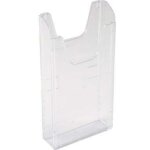 Exacompta - wandprospekthalter 65658d a4 quer 1fach transparent