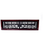 Was - support de plaque d'immatriculation 2118 (l x h x p) 584 x 163 x 32 mm c580752