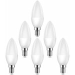 Way - petites ampoules led  vis edison e14 quivalentes  une ampoule halogne 40 w c37 400 lm 3000 ...