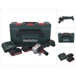 Metabo - wb 18 lt bl 11 - 125 quick meuleuse d'angle sans fil 18 v 125 mm brushless + 2x batterie 4, ...