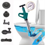 Wc puissant, deboucheur toilette avec quatre ventouses diff�rentes, tr�s respectueux de l'environnement, ...