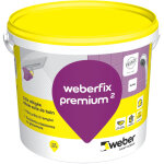 Weber saint gobain - colle pour carrelage 5kg, blanc, en p�te pour murs int�rieur et ext�rieur pr�te ...