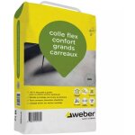 Weber saint gobain - colle pour grands carreaux 15 kg pour carrelages et pierres naturelles (marbre, ...