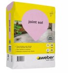 Weber saint gobain - joint pour sol int�rieur / ext�rieur gris ciment 25 kg joints larges de carrelage ...