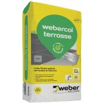 Weber saint gobain - mortier - colle pour carrelage (c2e) weber col terasse - sac de 25 kg - gris