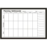 Agenda tableau magntique avec marqueur cm60x40x1, 5