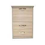 Armoire table à repasser olmo en bois mélaminé avec 3 tiroirs 44x57xh. 89 cm Armoire table à repasser olmo en bois mélaminé avec 3 tiroirs 44x57xh. 89 cm