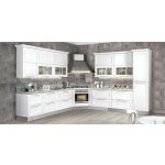 Webmarketpoint - hotte aspirante d'angle brooklyn en inox bruni 105x105 cm