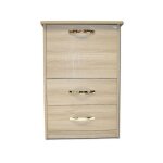 Meuble planche  repasser orme en bois mlamin avec 3 tiroirs cm 44x57xh. 89