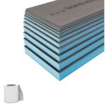 Wedi - lot 3 panneaux de construction 250 x 60 x 5 cm + bande