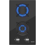 Wehimo - plaque gaz 2 feux, plaque de cuisson  gaz, plaque  gaz avec 2 foyers  gaz, cuisinire encastrable, ...