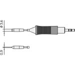 Rtm 036 s panne de fer  souder forme de burin, droite taille de la panne 3. 7 mm contenu 1 pc(s) s66328 ...