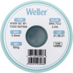Weller - tain � souder sans plomb sn0, 7cu 0. 8 mm wsw sc m1 bobine 500 g w38129