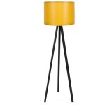 Lampadaire avec cadre en mdf, couleur jaune noir Lampadaire avec cadre en mdf, couleur jaune noir