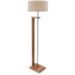Wellhome lampadaire largeur 150 cm abat - jour beige, type e27 max 60 w, collection victoria, douille ...