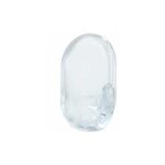 Crochet oval petit transparent, lot de 3 pices - wenko