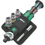 Wera - tournevis  embouts 8009 zyklop pocket 2, 18 pices avec logement 1 / 4' et 3 / 8'.