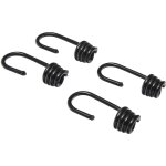 Crochets acier plastifi� lot de 4pcs pour tendeur 8 � 9 mm