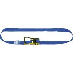 Sangle d'amarrage din en 12195 - 2 longueur 5 m largeur 50 mm  cliquet lc u 3000 dan