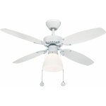 Ventilateur de plafond capitol blanc avec éclairage Ventilateur de plafond capitol blanc avec éclairage
