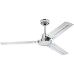 Westinghouse - ventilateur de plafond industrial chrome 122 cm