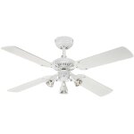 Westinghouse - ventilateur de plafond princess euro blanc avec lumi�re