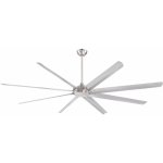 Westinghouse - ventilateur de plafond widespan dc nickel 254 cm