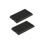 Whirlpool - lot de 2 filtres � charbon type 35 267x160x20 mm (484000008675, c00384663) hotte bauknecht ...