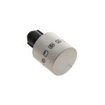 Bouton position inox pour four whirlpool 481010567872