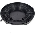 Whirlpool - filtre charbon rond type 28 484000008576 35602047 - hotte